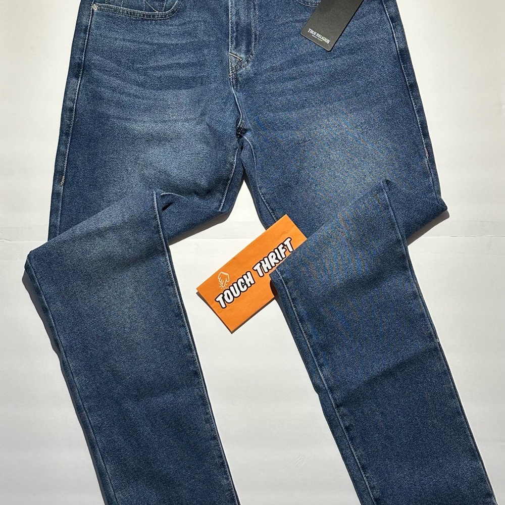 True Religion Dark Blue Geno Slim Jeans